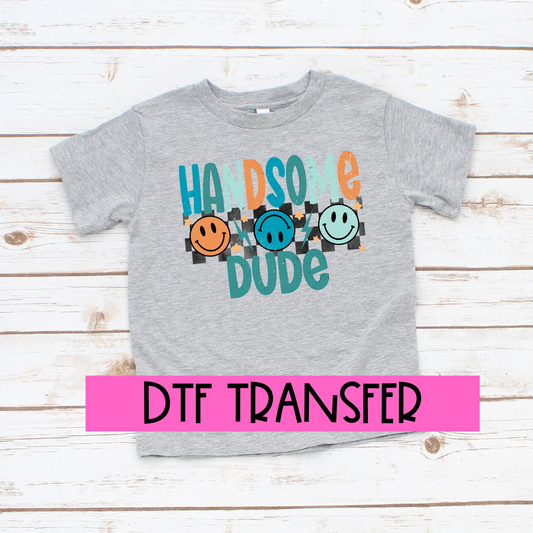 DTF Handosme Dude Child Transfer