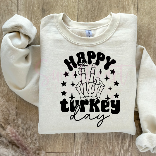SCREENPRINT Happy Turkey Day