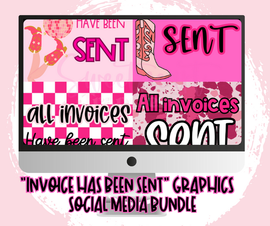 DIGITAL DOWNLOAD Pink Trendy All invoices have been sent