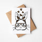 SUBLIMATION ready to press transfer- Easter Cheetah Bunny transfer design