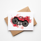 SUBLIMATION ready to press transfer- kids toddler boy monster truck- truck valentines day press