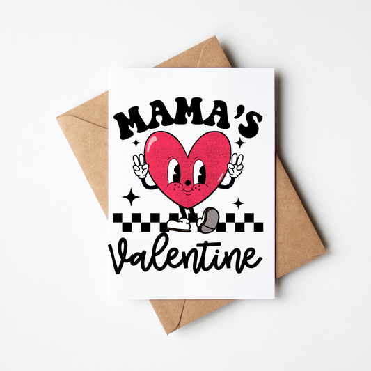 SUBLIMATION ready to press mamas valentines- Valentine’s Day heart transfer- kids child sub shirt design